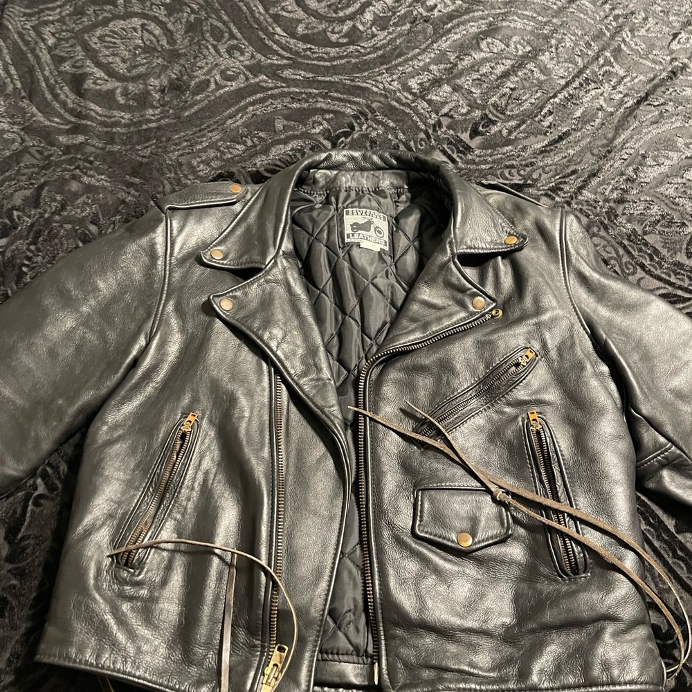 California Creations Leather Riding Jacket
